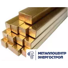Латунный квадрат 17 мм ЛС59-1