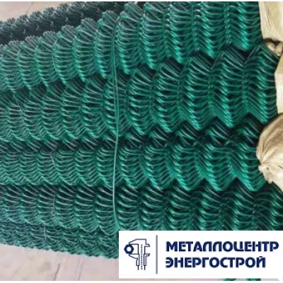 Сетка рабица в ПВХ 30х30х2,6 мм