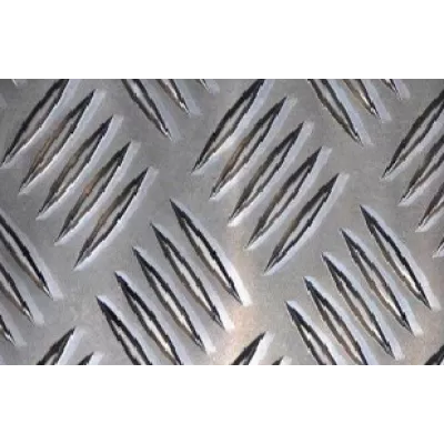 Лист рифленый нержавеющий 1x1250x2500мм ДУЭТ